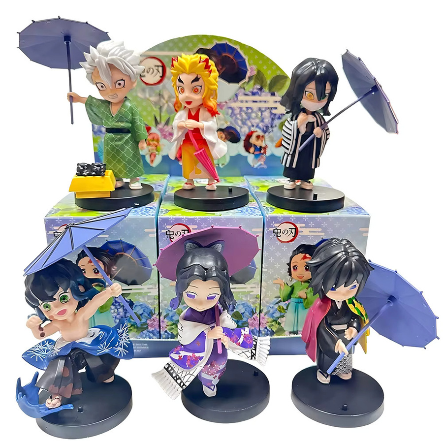 Bandai Demon Slayer Plum Rain Season Blind Box, Q-Version Figuren, Einzelfigur - Bild 4