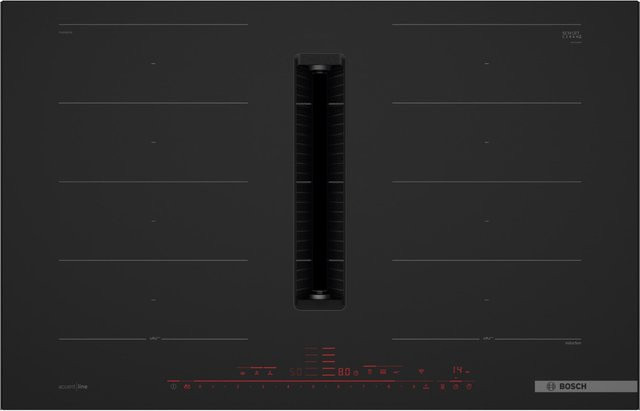 Bosch PXX89BD56E Autark-Induktionsfeld mit Dunstabzug in Schwarz mit WiFi und App-Steuerung - Bild 1