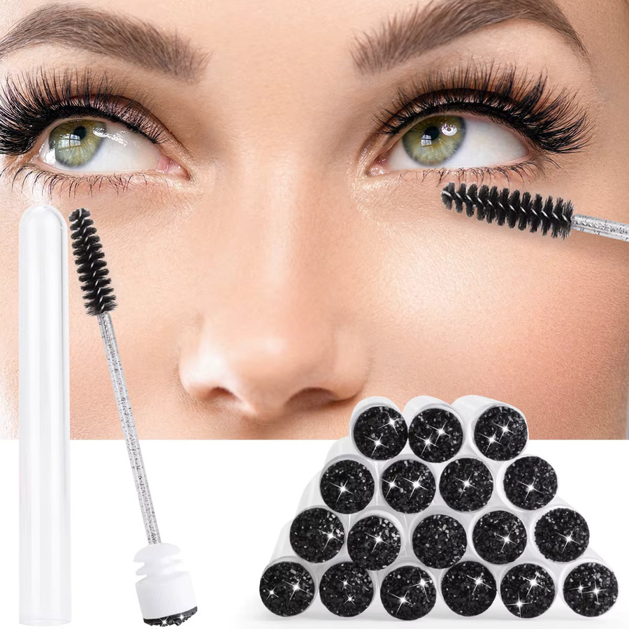 Andralyn Wimpernbürsten und Augenbrauenkamm, Schwarz, Glänzend, Unisex - Bild 3