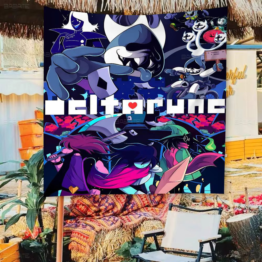 Deltarune Game Banner Kunstdruck als japanische Wandflagge von Potdemiel in Multicolour - Bild 3