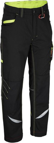 BULLSTAR Arbeitshose ULTRA in Schwarz mit reflektierenden Elementen und Cordura-Material - Bild 1