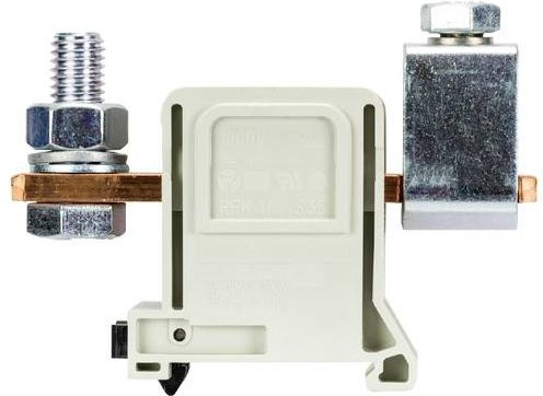 Wieland Electric 56.395.1255.0 Durchgangsklemme Schraube Grau 10 Stück - Bild 1