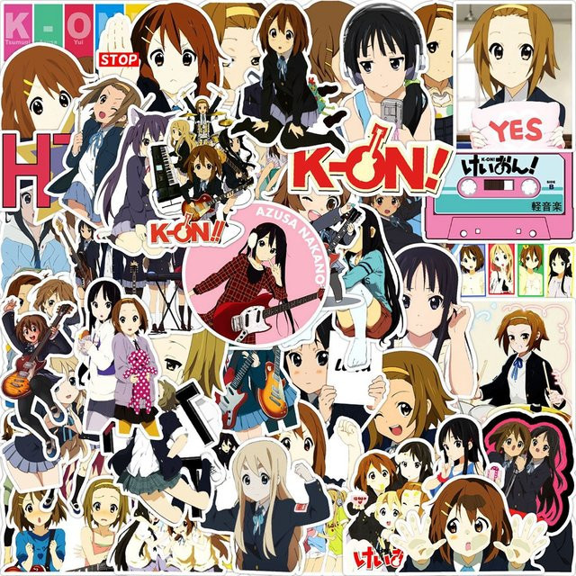 Bandai K-ON Anime-Aufkleber, Zubehör, Bunt / Mehrfarbig - Bild 1