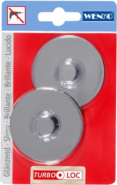 Wenko Turbo-Loc 2er-Set in Chrom glänzend für Premium, Classic und Style - Bild 1