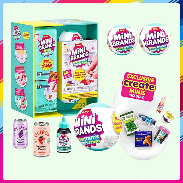Zuru Mini Brands Füllkühlschrank, Mini-Kühlschrank, Blindbox, nicht für Kinder unter 3 Jahren - Bild 1