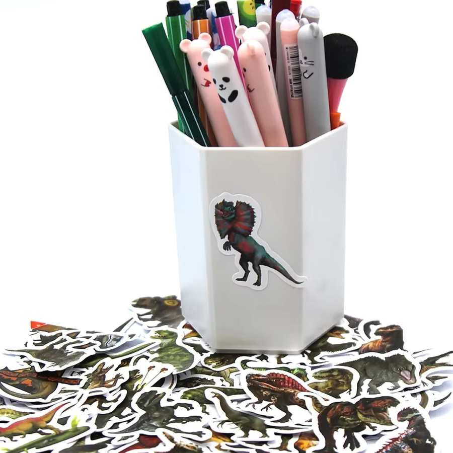Bandai Dinosaurier-Aufkleber, 100-teiliges Set, multicolour - Bild 5
