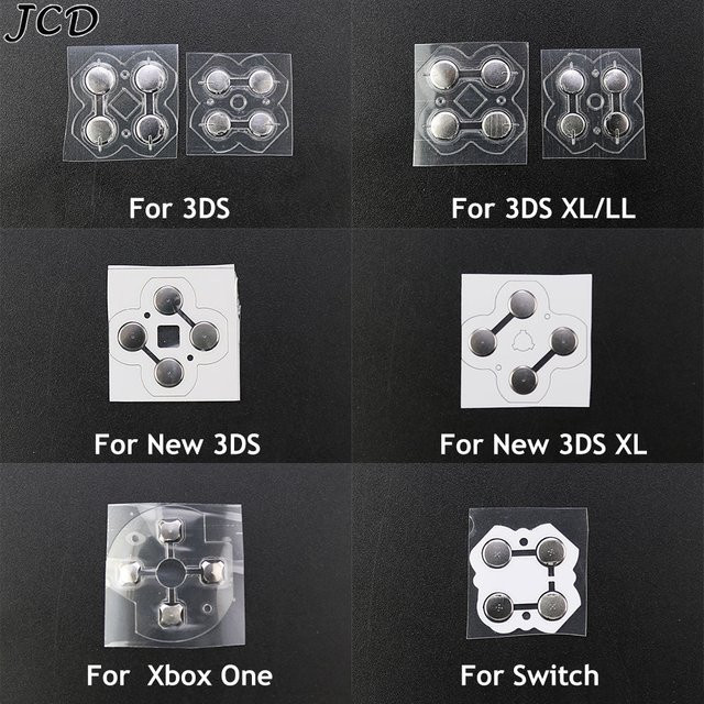 JCD Ersatz-D-Pad Metallkuppel und Snap PCB-Board Leitfähige Folie für Xbox One, Nintendo Switch und 3DS XL / New 3DS XL LL Controller - Bild 1
