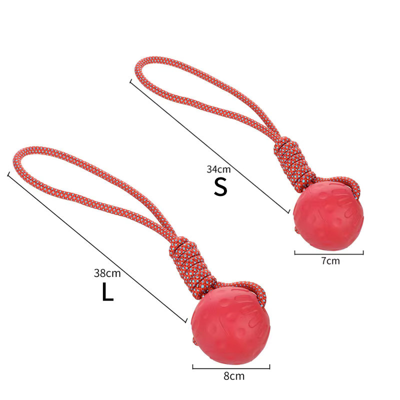 HOOPET Gummiball, Hundespielzeug, rot - Bild 4