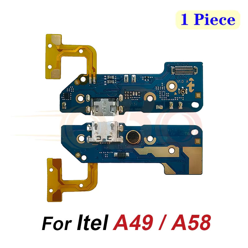 USB Ladeport Bord als Ersatz Flex Kabel für Itel A05S A48 A49 A50 A58 A60 A60S A70 Ladegerät Dock Connector Reparatur-Kit - Bild 2