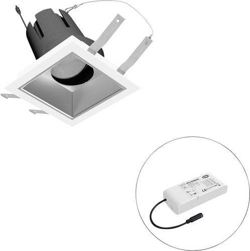EVN LED-Deckenstrahler F03R14SM2540L38D in Weiß, quadratisch und verstellbar - Bild 1
