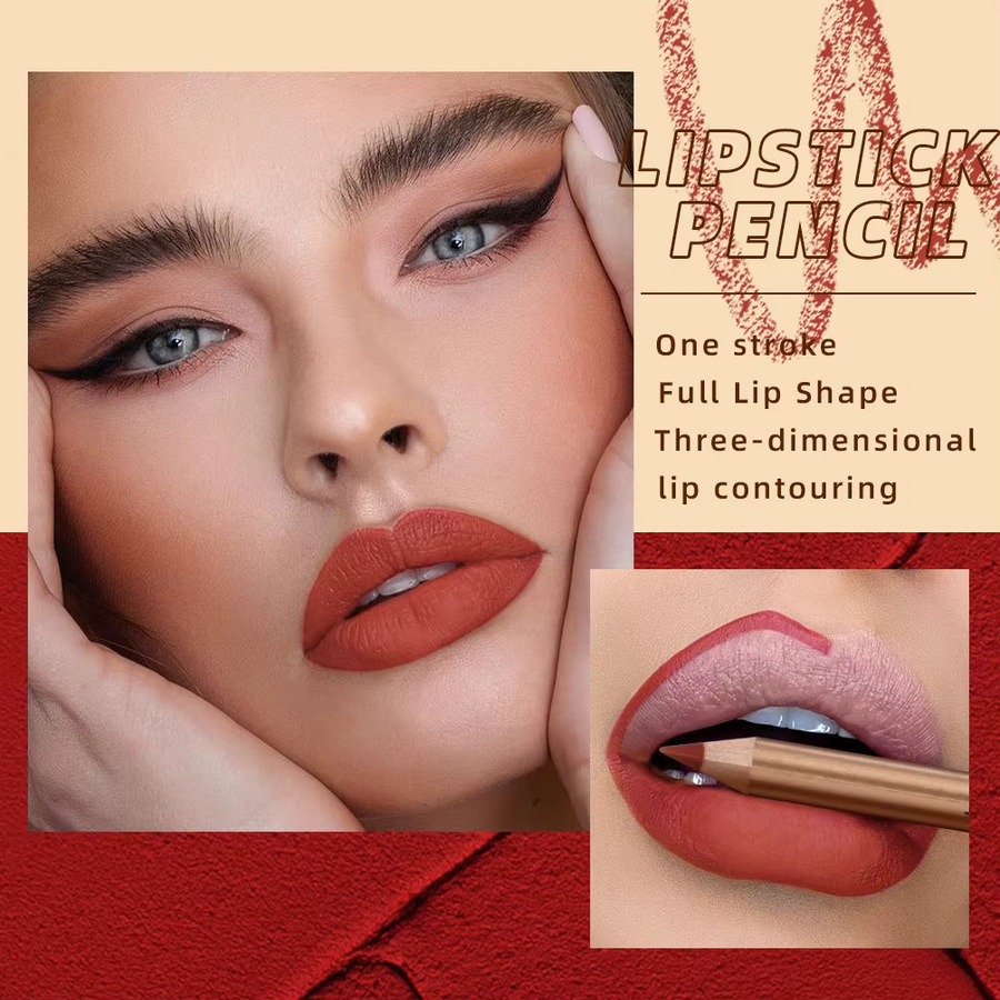 QIBEST Lip Liner Set, 12 Farben, Matt, Damen - Bild 2