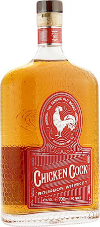 Chicken Cock Bourbon Whiskey, USA, 45 % Vol., 0,7 l