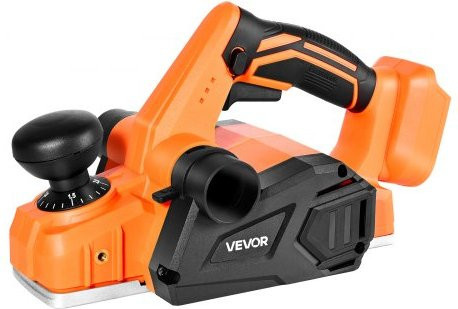 VEVOR Akku-Hobel mit bürstenlosem Motor, 82 mm Schnittbreite, 15000 U/min, Orange, kompatibel mit VEVOR 18V Akku (nur Werkzeug) - Bild 1