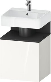 Duravit Waschtischunterschrank Qatego in Grau Matt, B/T/H: 49 x 42 x 64,5 cm - Bild 1