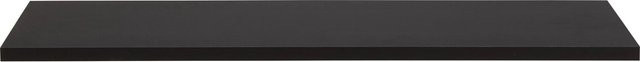 Mömax Wandboard Schwarz Matt aus MDF, B/H: 80 x 25 cm - Bild 1