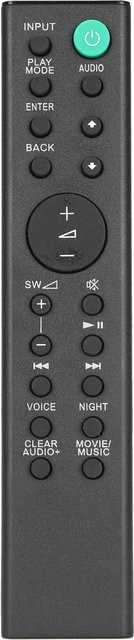 Ersatzfernbedienung für Sony Audio- und Videosysteme HTCT291 SACT290 SACT291 HTCT290 in Schwarz - Bild 1