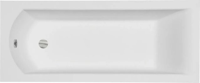 Bad Land Badewanne SHEA Rechteck aus Acryl mit Schürze, Bambus Badewannenablage und KODI Kopfstütze, B/T: 170 x 70 cm - Bild 1