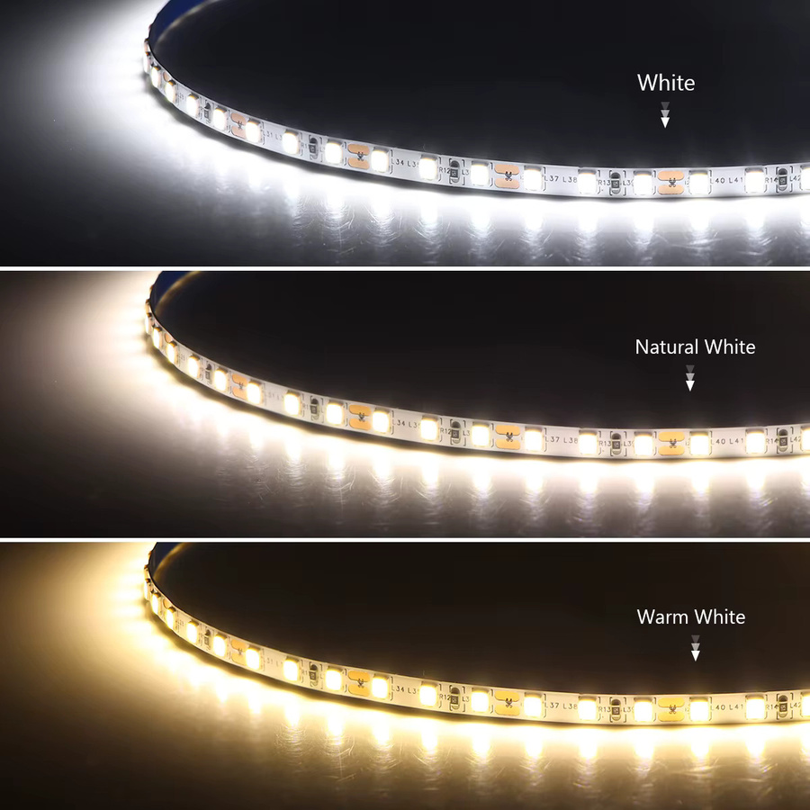 Rybakov LED-Streifen 12V mit 2835 SMD-Chips und Kupfer-Doppelschicht, Weiß - Bild 4