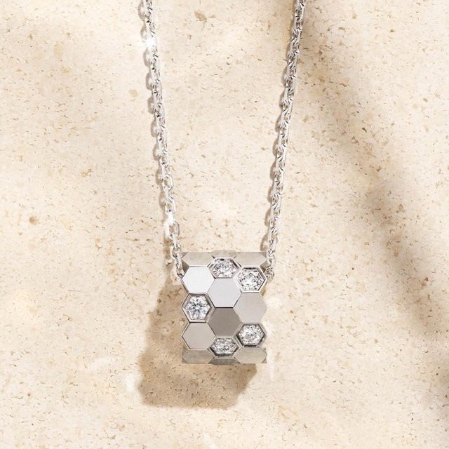 MESSITOK Damenhalskette 925 Silber, Diamant, Zirkonia - Bild 1