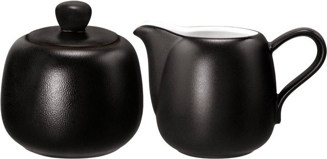 Seltmann Weiden Milch- und Zucker-Set Liberty Velvet Black aus Porzellan, 2er Set, 260 ml - Bild 1