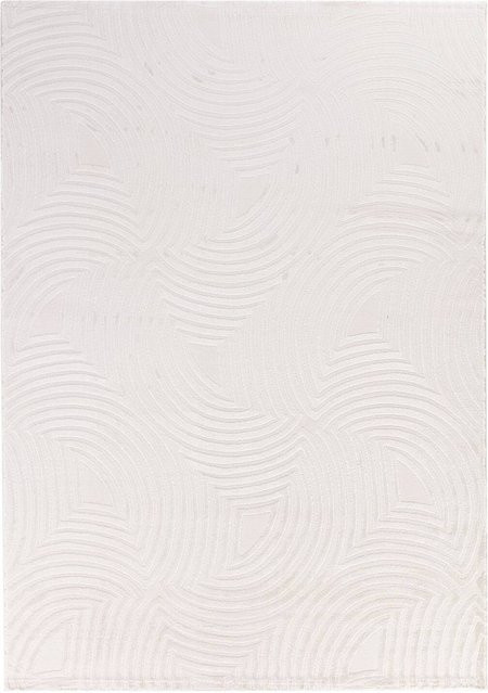 Ayyildiz Kurzflorteppich Sahara in Creme mit 3D-Design im Boho-Stil, B/L: 200 x 290 cm - Bild 1