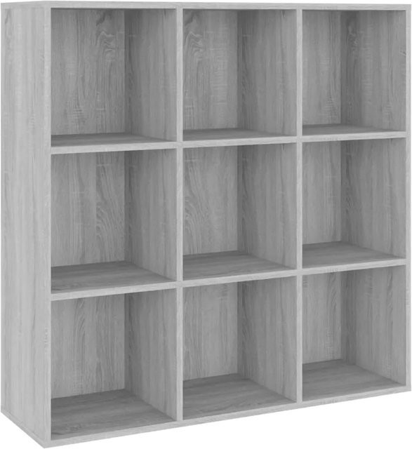 vidaXL Bücherschrank Grau Sonoma, B/T/H: 98 x 30 x 98 cm - Bild 1