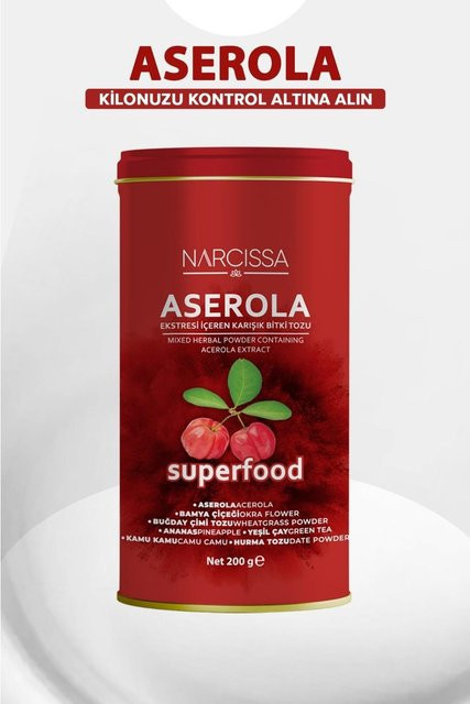Narcissa Acerola Extrakt Gemischtes Kräuterpulver gemahlen 200 g - Bild 1