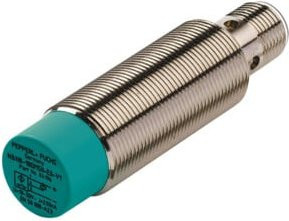 Pepperl+Fuchs Sensor M18x1 NJ8-18GM50-A2-V1 PNP 8mm DC Stecker in Edelstahl Silber - Bild 1
