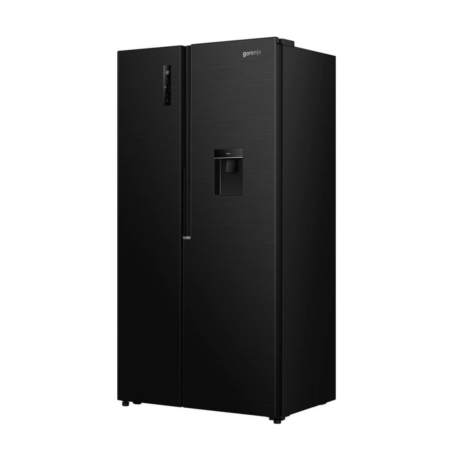 Gorenje Side-by-Side Kühl-Gefrierkombination NRS917E41BXWD in Schwarz B/H/T: 91,1 x 178,6 x 61,5 cm - Bild 3