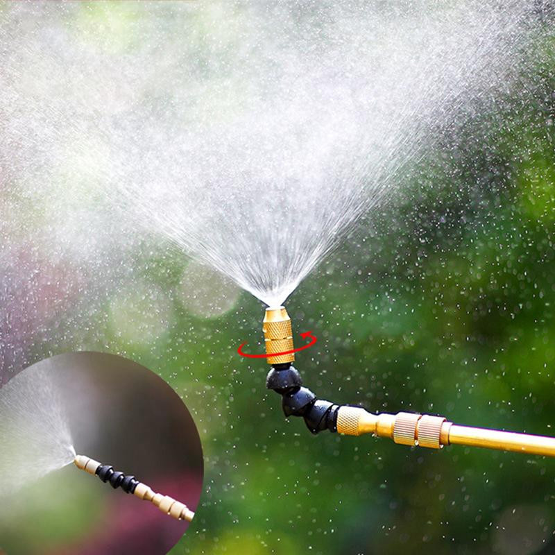 Chatoyant Teleskop-Nebeldüse Wassersprinkler Hochdruck-Sprühdüse in Gelb und Silber, Länge: 78 cm - Bild 2