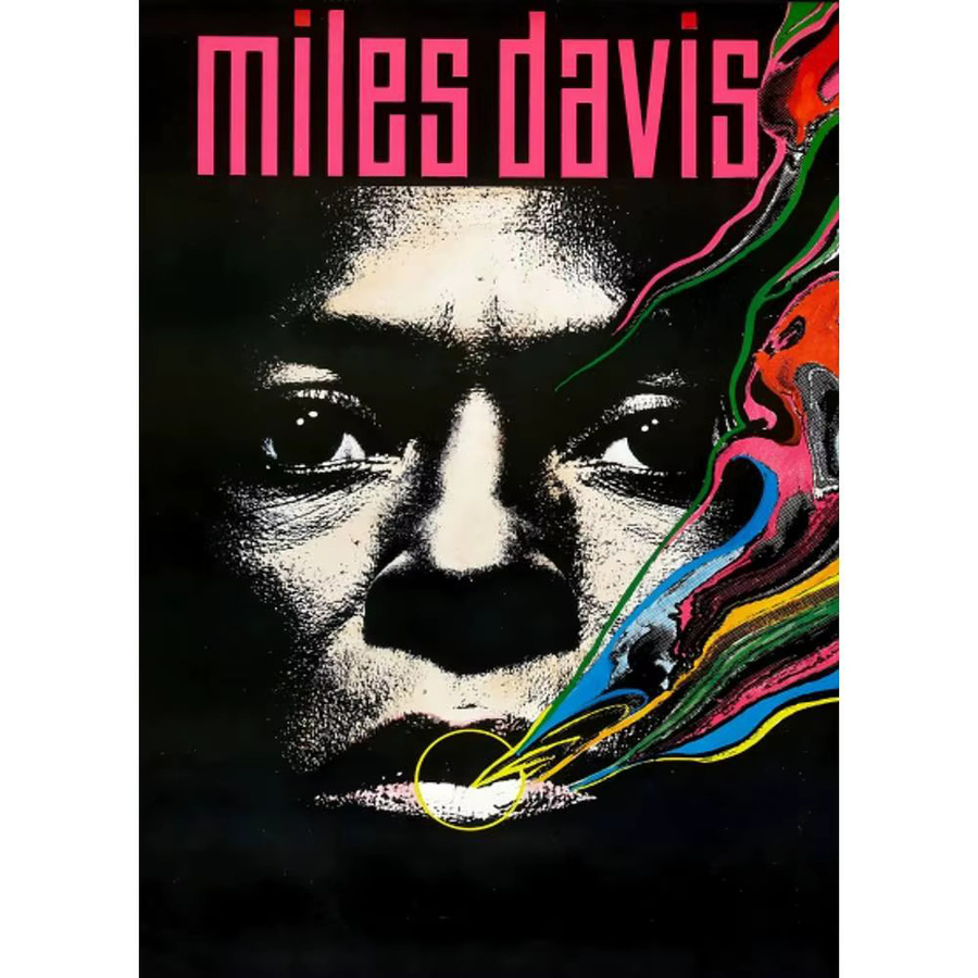 Rastar Miles Davis Kind Of Blue Poster Selbstklebende Wandkunst im Retro-Stil, Mehrfarbig, B: 18,0 cm, H: 18,0 cm - Bild 7