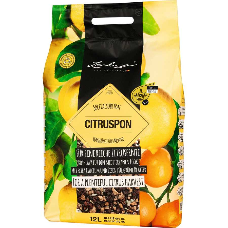 Lechuza Citrus Pon Spezialsubstrat für Zitruspflanzen und essbare Pflanzen, 12 l - Bild 2