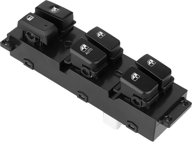 Elektrischer Fensterheberschalter Koogeelife für Santa Fe CM 2007-2011, Position vorne links, Farbe: Schwarz, Teilenummer: 93570-2B100 - Bild 1