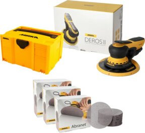 Mirka DEROS II 750-System Small Schleifmaschine in Gelb - Bild 1