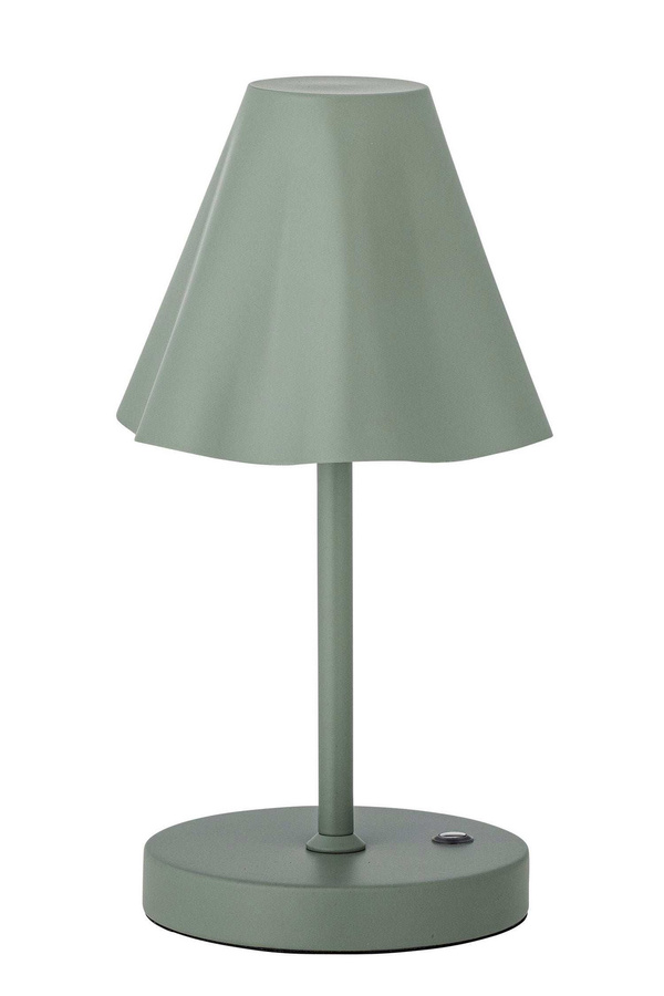 Bloomingville Kabellose Tischlampe Lianna aus Metall in Grün, Höhe: 28 cm - Bild 1
