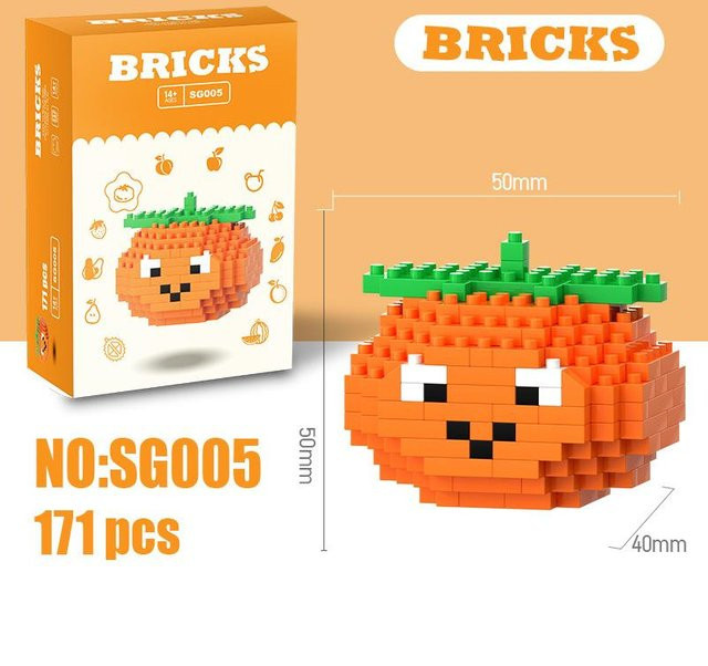 Yiran toy Bauklötze Obst Puzzle Lernspielzeug, ab 3 Jahre - Bild 1