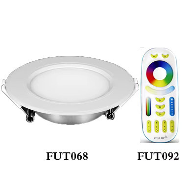 YJBCo Intelligente RGB + CCT LED-Einbauleuchte in Weiß, 6W dimmbare Deckenleuchte mit WIFI App- und Fernbedienung-Steuerung - Bild 5
