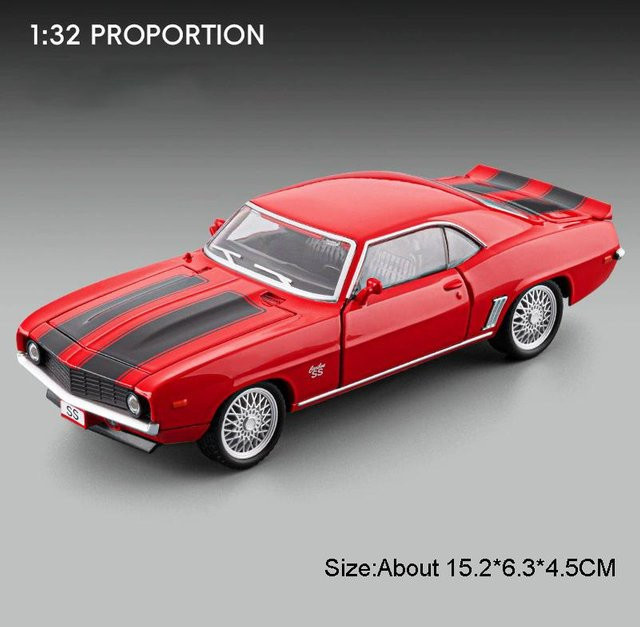 Linyi toy car Camaro Ss Sportwagen Spielzeugmodell, 1:32, mit Licht und Sound, ab 14 Jahren - Bild 1
