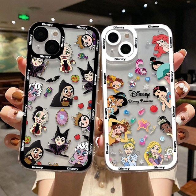 Disney Prinzessinnen Handyhülle für Samsung Galaxy S26 S25 S24 S23 S22 S21 S20 FE Note20 Plus Ultra Lite Edge 5G, transparente weiche TPU-Hülle - Bild 1