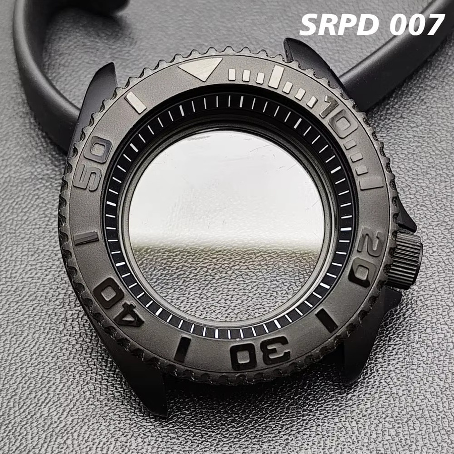 Dwayne Campbell Uhrengehäuse, Edelstahl, Schwarz, 42 mm, Herren - Bild 2