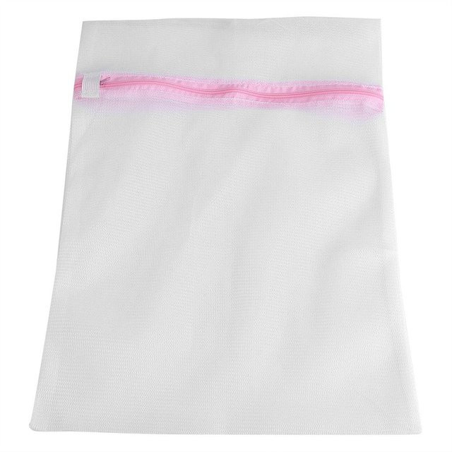 TOMTOP JMS Wäschewaschbeutel mit Reißverschluss für Kleidung und Unterwäsche, transparent, B/T: 50 x 60 cm und 30 x 40 cm - Bild 1