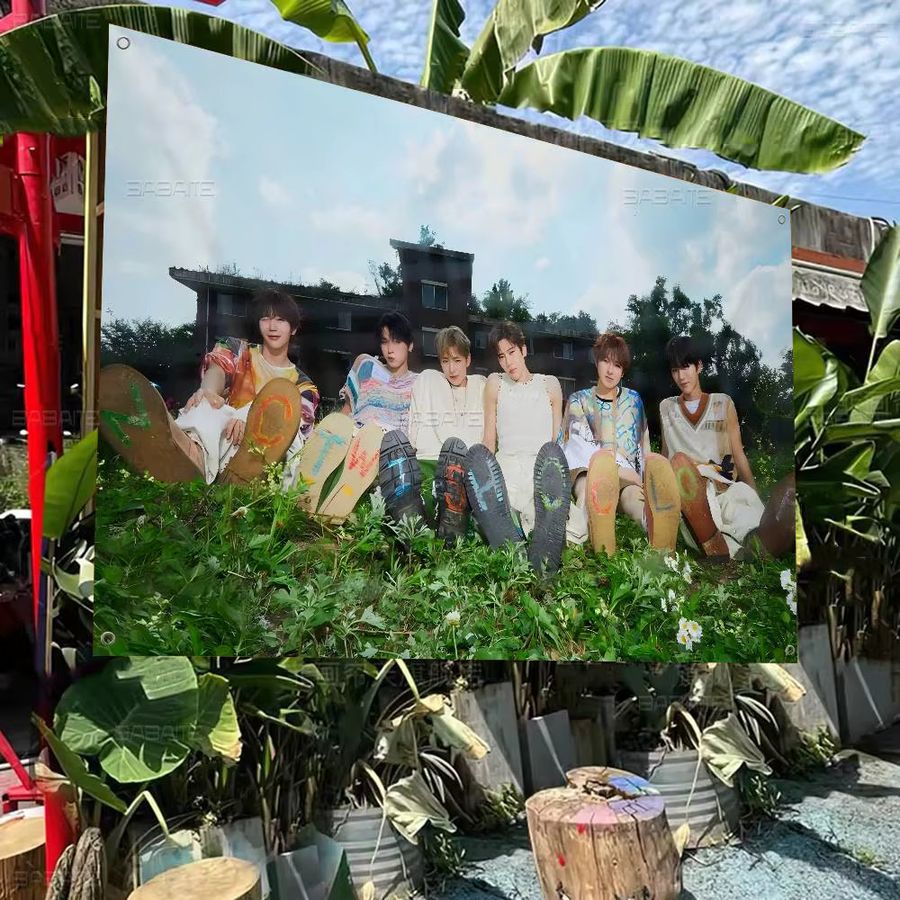 MINISO NCT Wish Hanging Banner Werbeflagge für Kunst Promotion - Bild 2