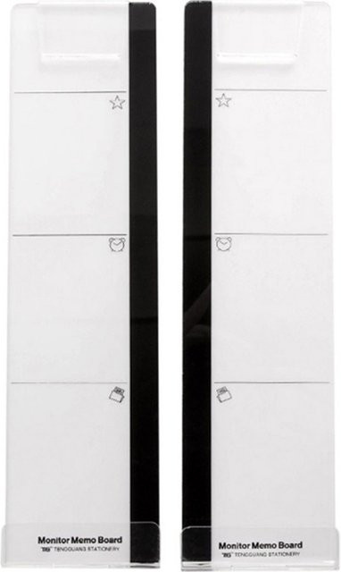 LEENKEA Memo Board aus transparentem Acryl als Monitor Nachrichtenspeicher und Telefonhalter für deinen Schreibtisch - Bild 1
