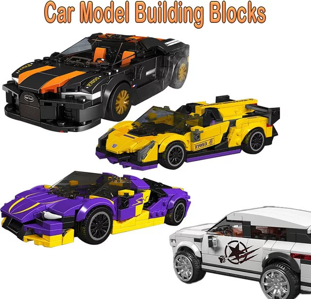 Mould King Supercar Rennwagen-Bausteine-Set, Sportwagenmodell - Bild 1