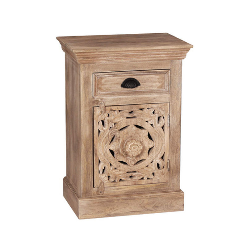SIT Kommode LAKADEE aus Mangoholz, 1-türig, braun, B/T/H: 72 x 35 x 50 cm - Bild 2