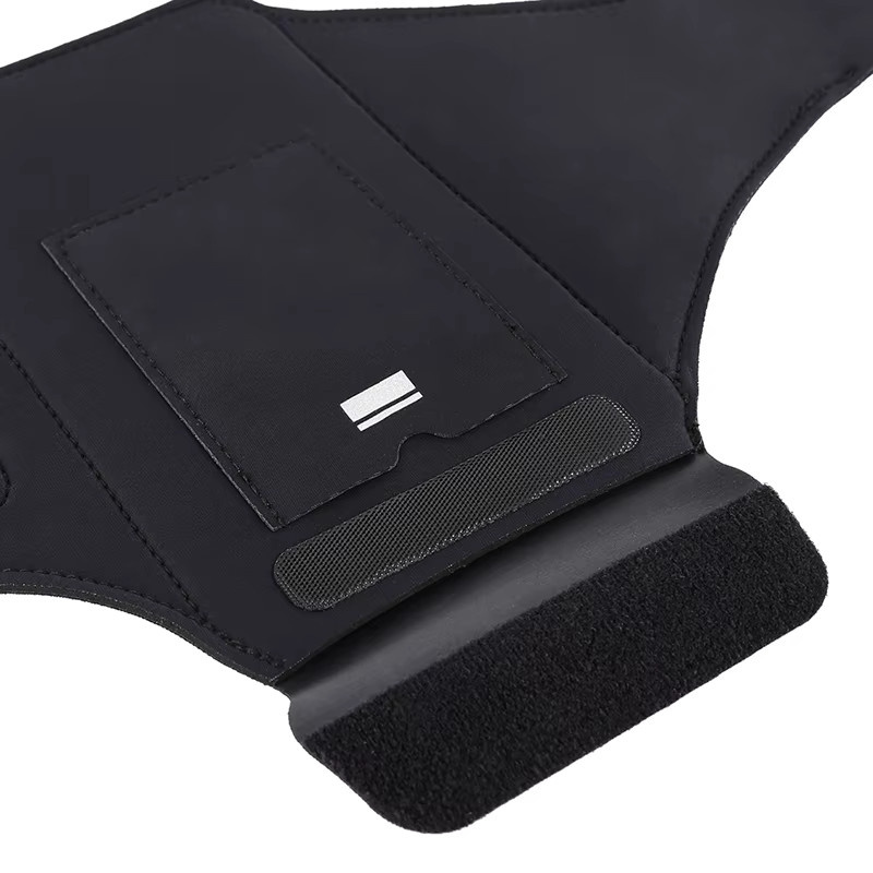 HAISSKY Sportarmbinde mit Reißverschluss für iPhone 17 16 15 14 13 Pro Max und 16 Plus in Schwarz - Bild 6