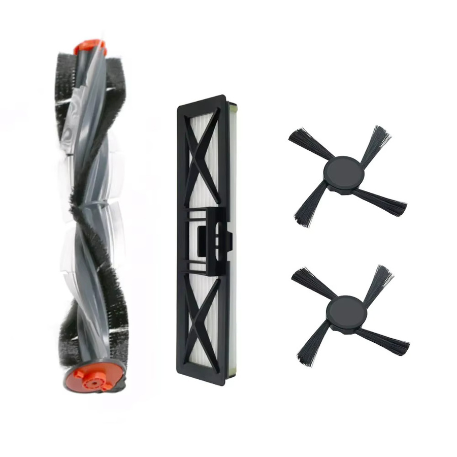 Ersatzteil-Set für Neato Botvac Roboterstaubsauger der D Serie: Hauptbürste und Filter in Schwarz - Bild 2