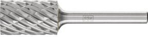 PFERD Hochleistungsfrässtift STEEL Zylinder ZYA aus Hartmetall in Silber, Durchmesser: 16 mm, Länge: 25 mm, Schaft-Durchmesser: 6 mm, für Stahl - Bild 1