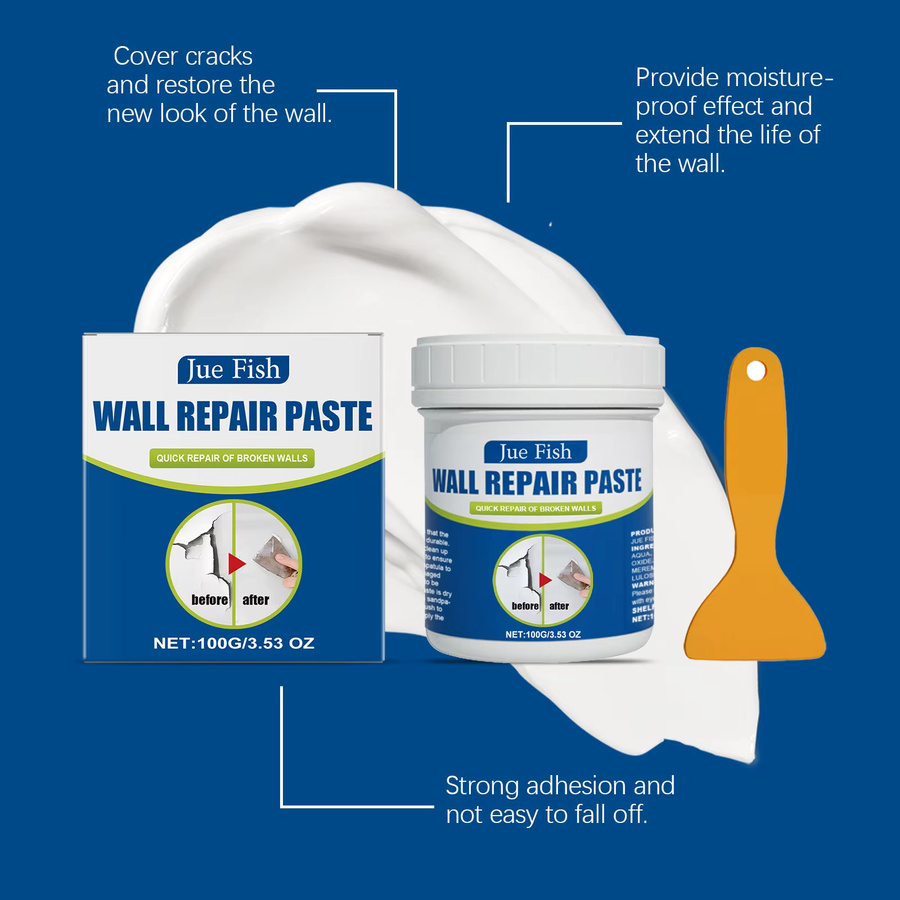 Jue-Fish Wasserdichte Keramik Reparatur Paste zur Wandreparatur für Risse und Graffiti - Bild 6