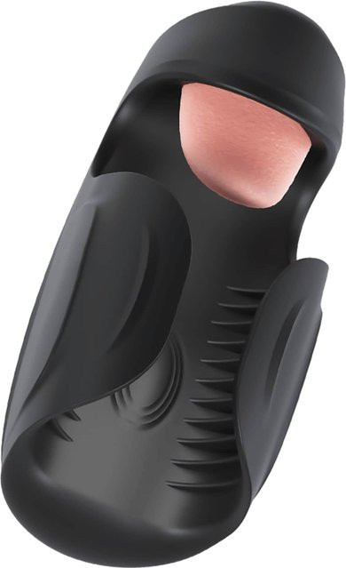 Blush Novelties M for Men Lickety Split in Schwarz, Länge: 14,6 cm - Bild 1